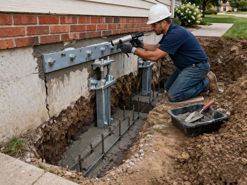 House Foundation Repair in Columbus, OH