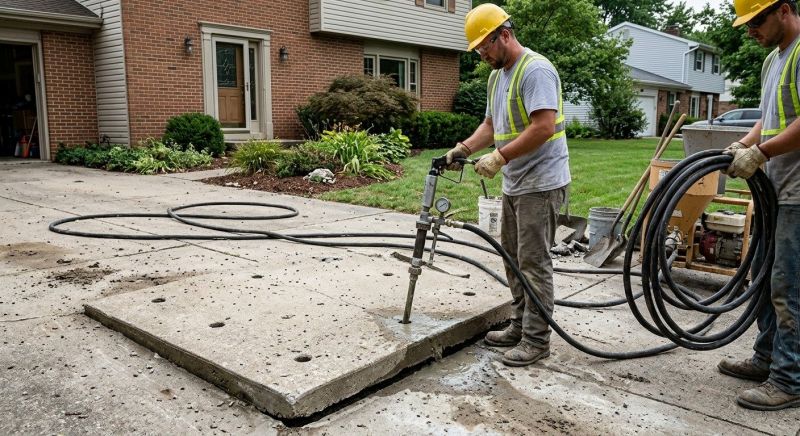 Slab Jacking in Des Moines, IA