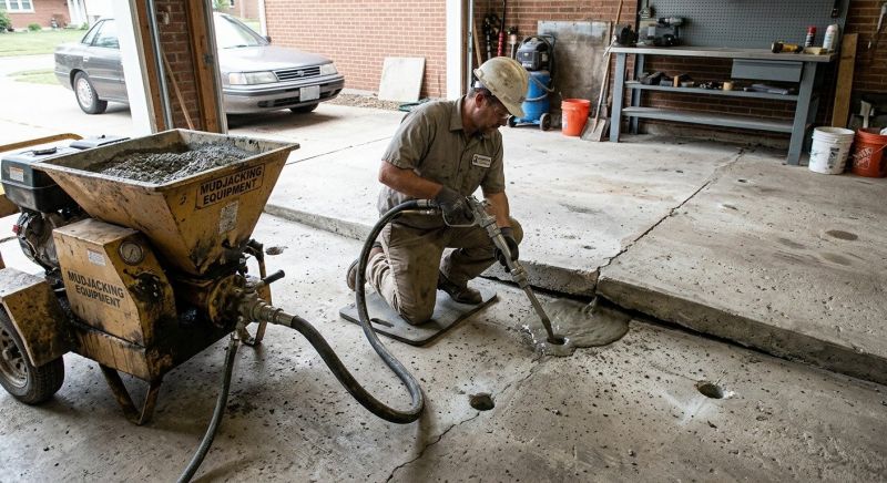 Slab Mudjacking in Des Moines, IA