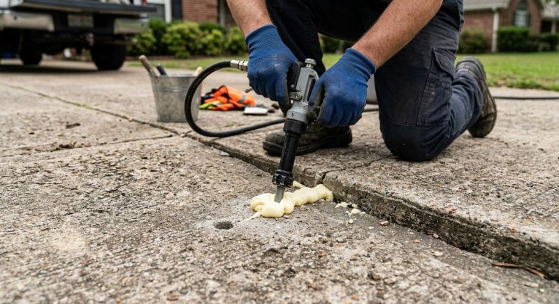 Sunken Driveway Lifting in Miami Dade County, FL