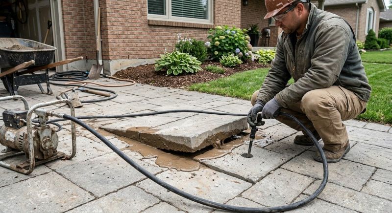 Sunken Patio Repair in Denver, CO