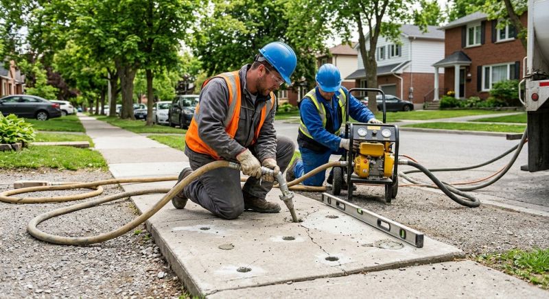 Sunken Sidewalk Repair in San Antonio, TX